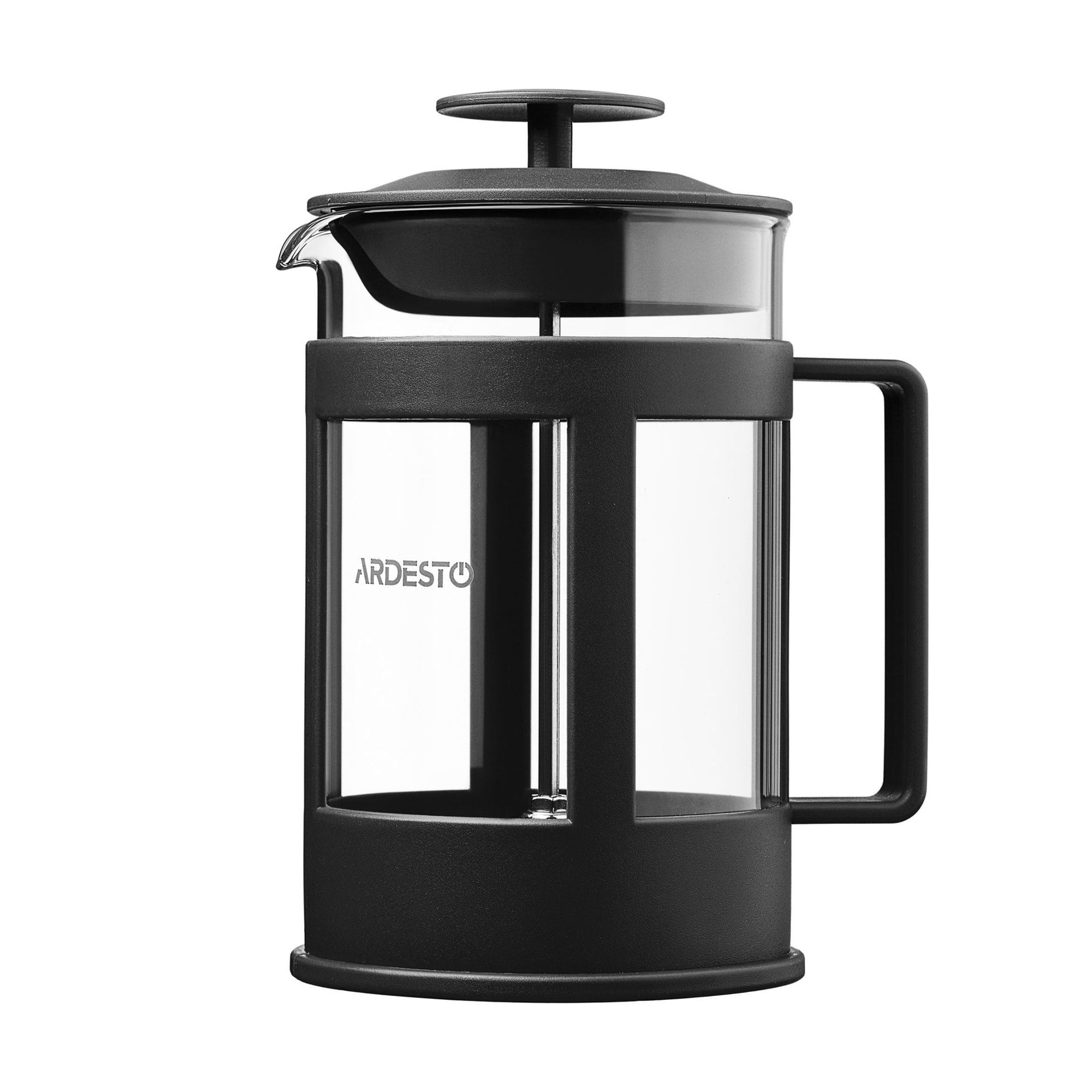 Френч-прес Ardesto Fresh пластик, чорний, 800 мл (AR1008BLF)